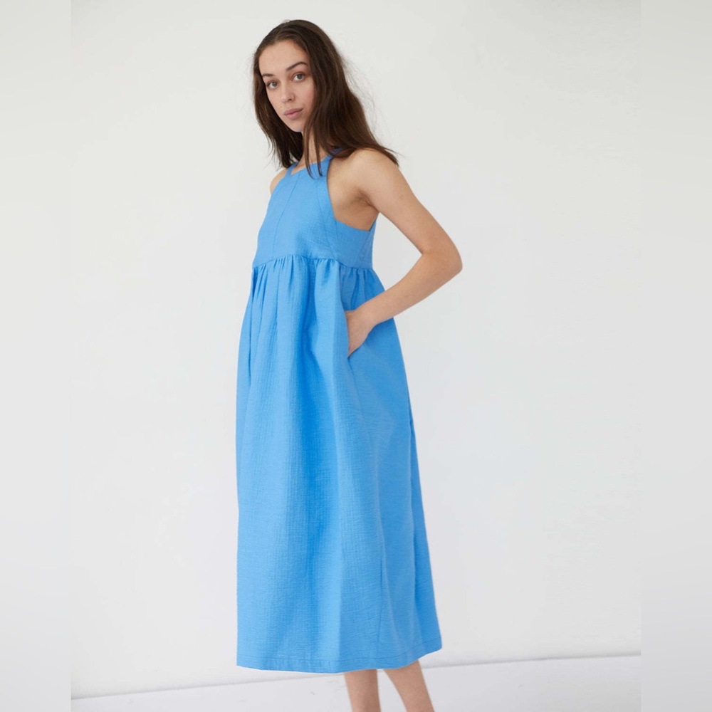 Rachel Comey Fresco Midi Dress Blue M